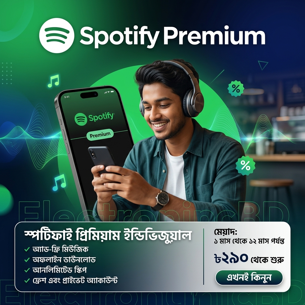 Spotify Premium Individual Account - Fresh Private (1-12 Months)